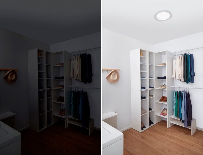 Solatube Home Closet Before & After