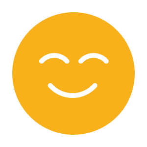 Smiling face icon