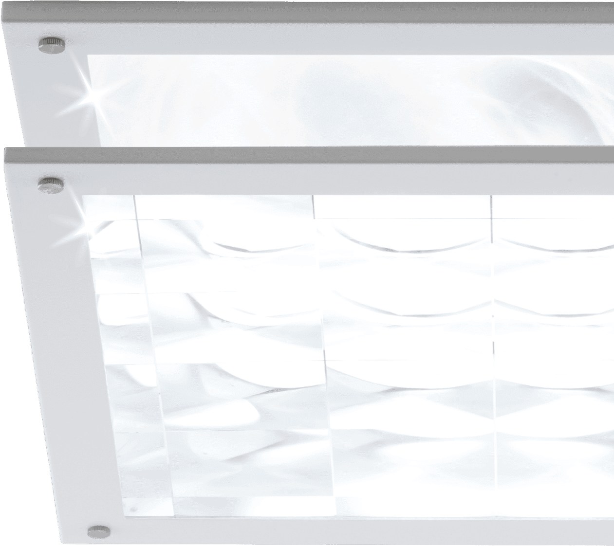 Product shot of the thinline optiview ceiling profile square