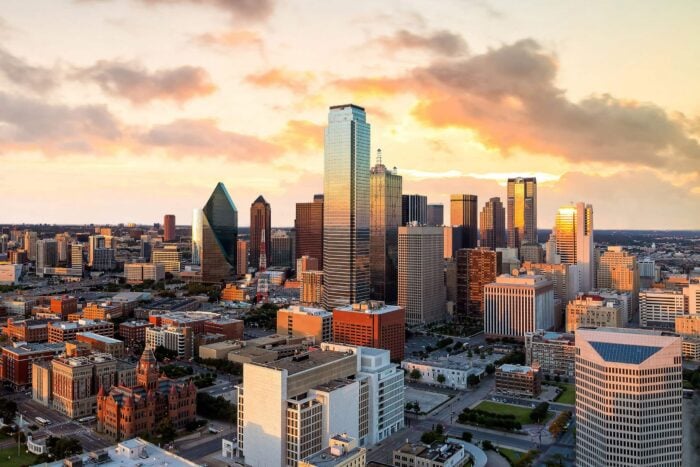 Photograph of the Dallas TX skylight
