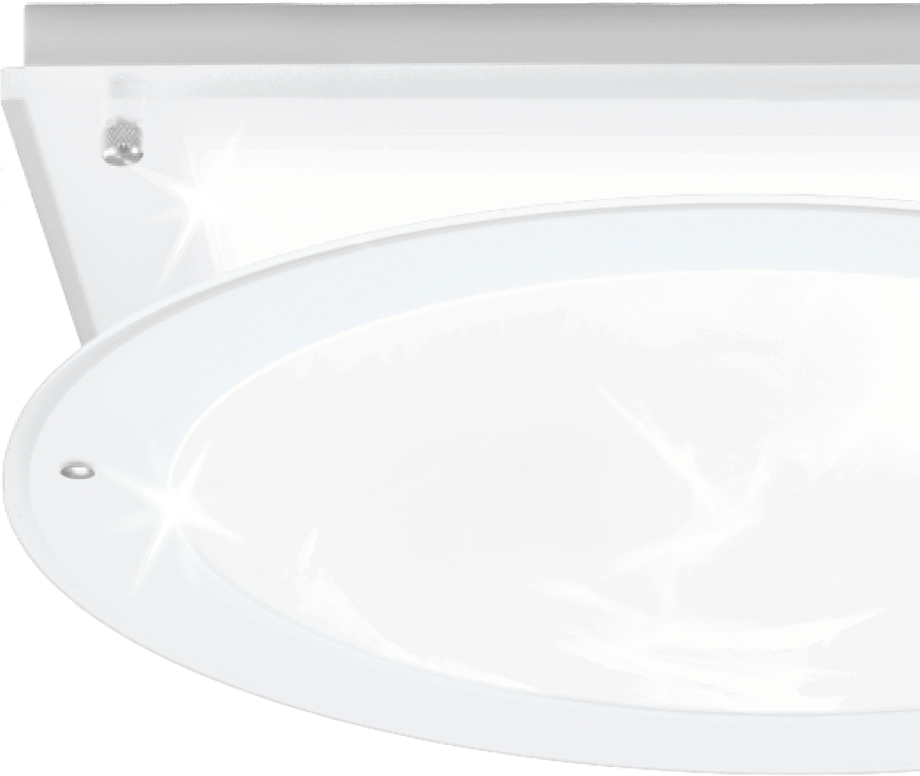 Product shot of the contour optiview square ceiling profile