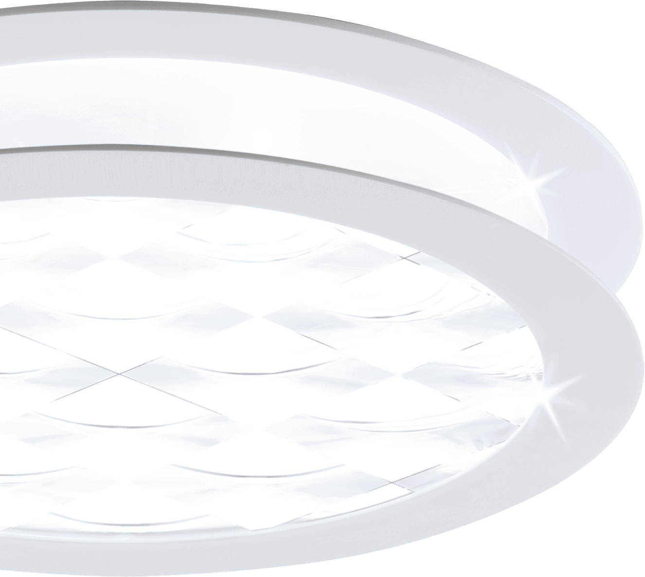 Product shot of the thinline optiview ceiling profile